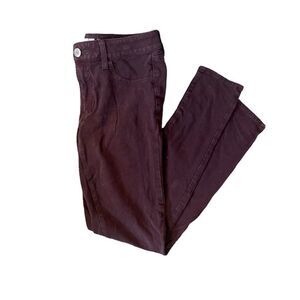 American Eagle Maroon Jeggings